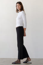 The Baby Rib Scallop Pant
