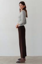 The Baby Rib Scallop Pant