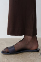 The Baby Rib Scallop Pant