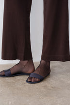 The Baby Rib Scallop Pant