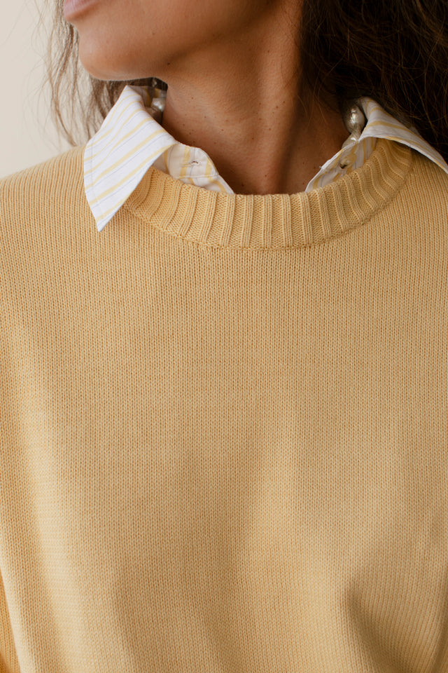 The Cotton Knit Crewneck