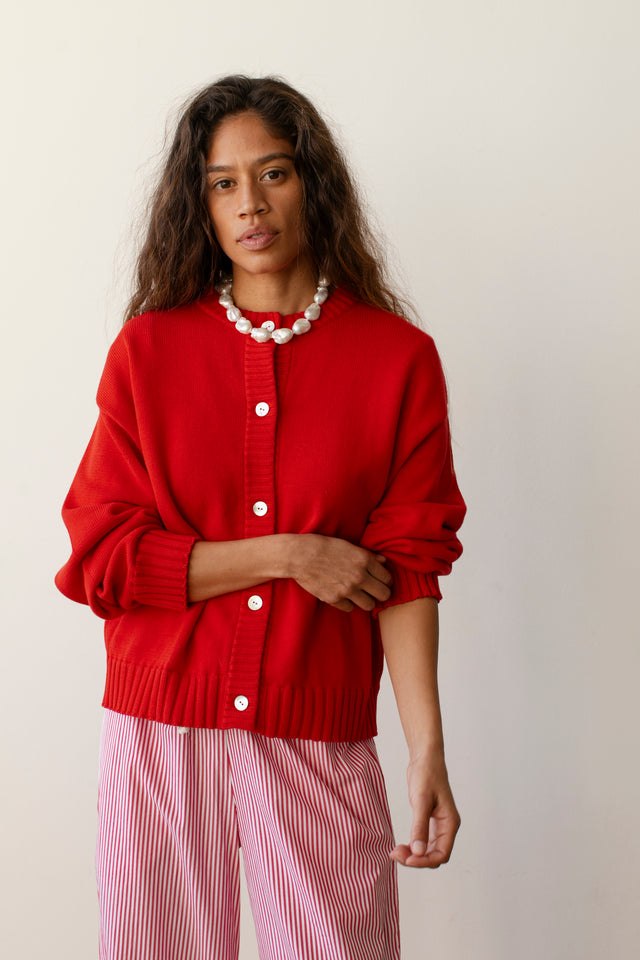 The Cotton Knit Cardigan
