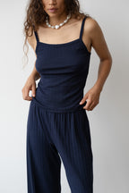 The Pointelle Square Neck Tank