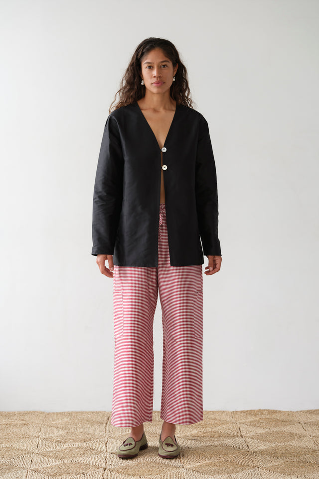 The Taffeta Drawstring Cargo Pant