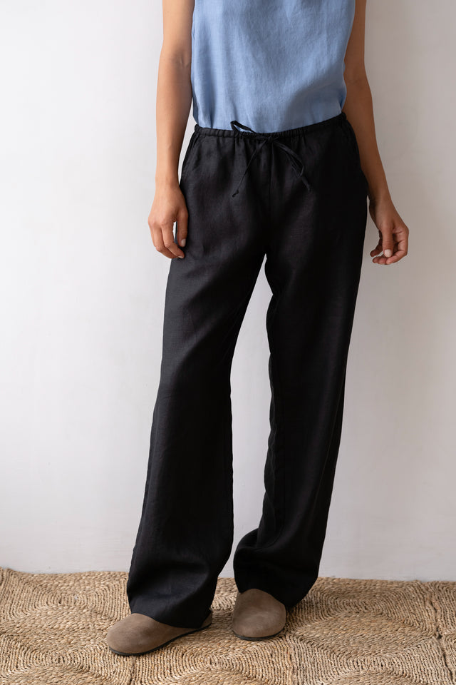 The Linen Drawstring Pant