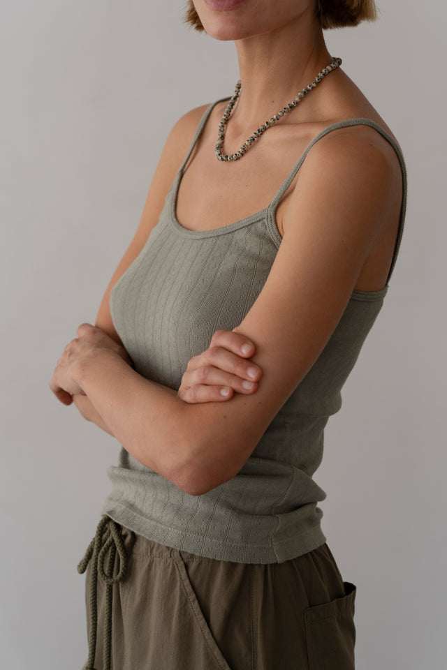 The Pointelle Cami Tank