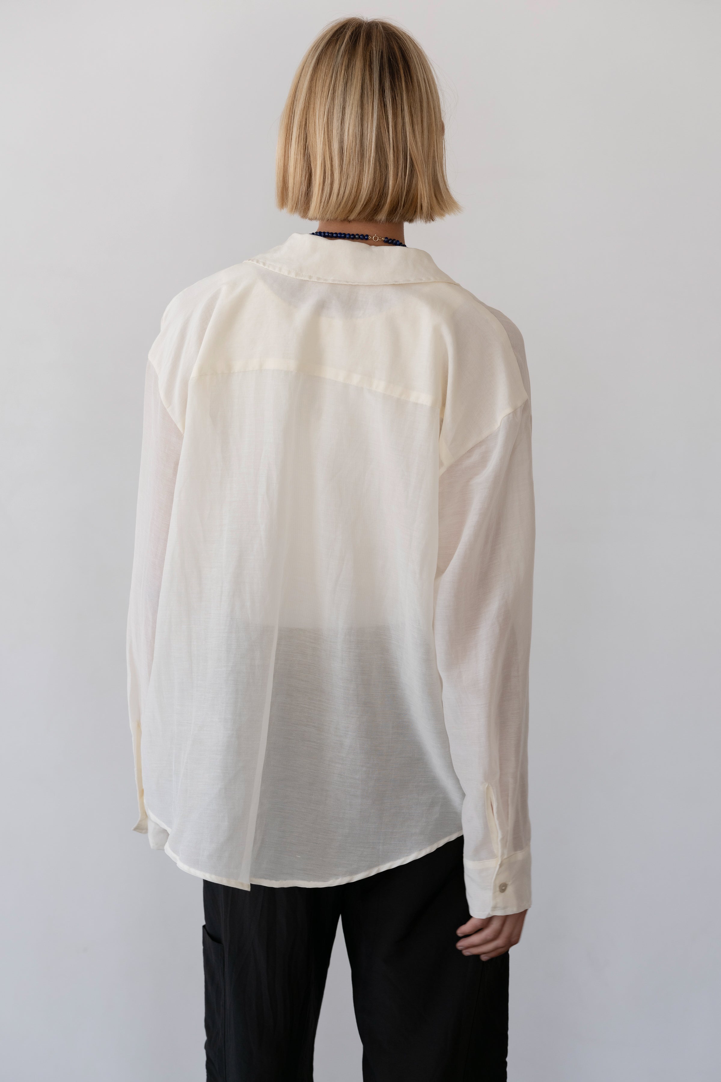 The Silk Cotton Sheer Shirt