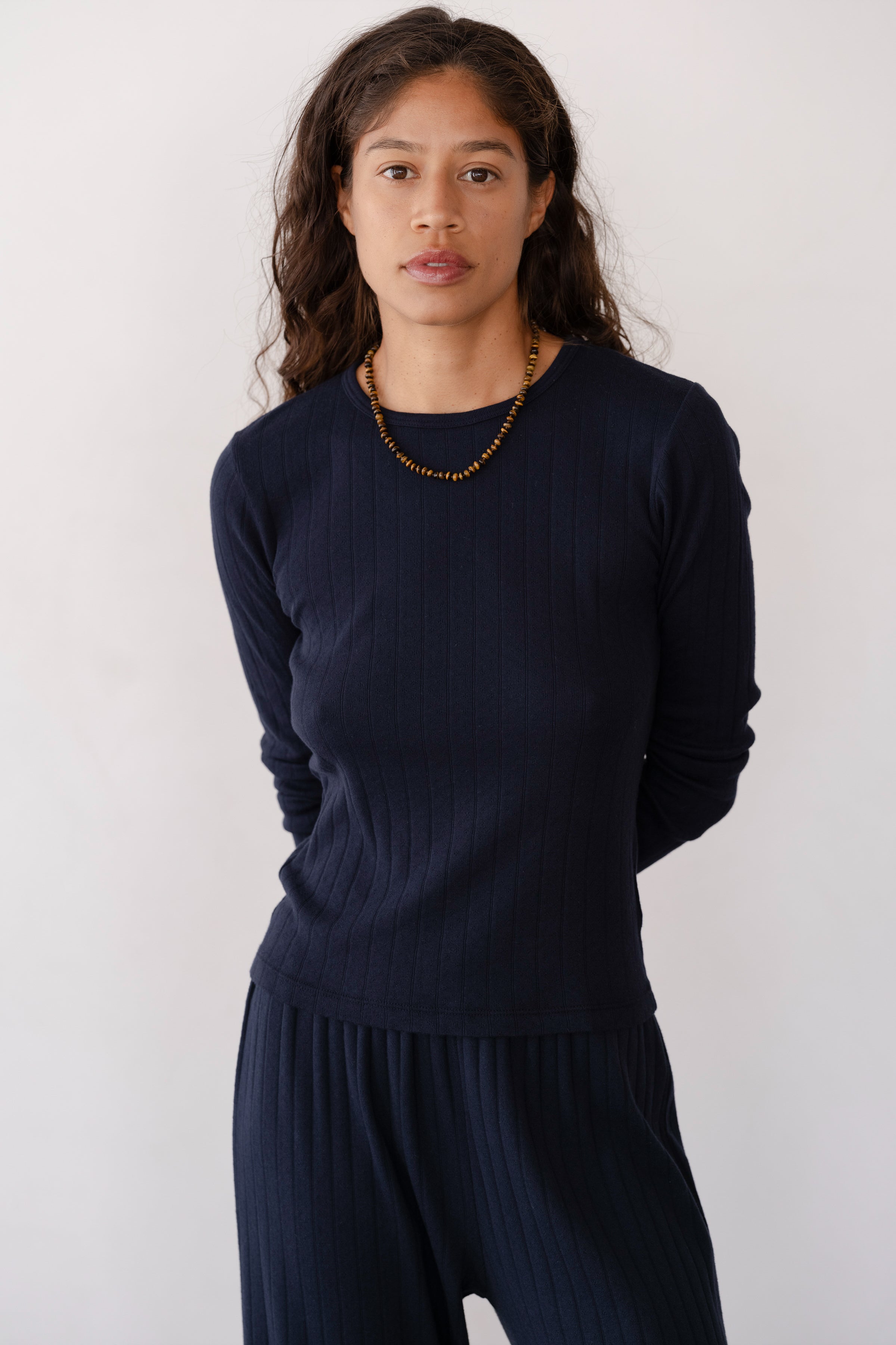 The Pointelle Long Sleeve