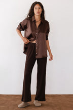 The Pointelle Simple Crop Pant