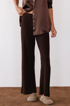 The Pointelle Simple Crop Pant
