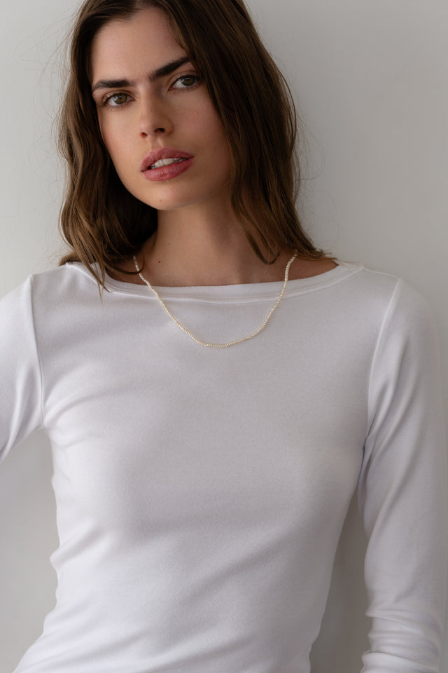 The Baby Rib Boat Neck