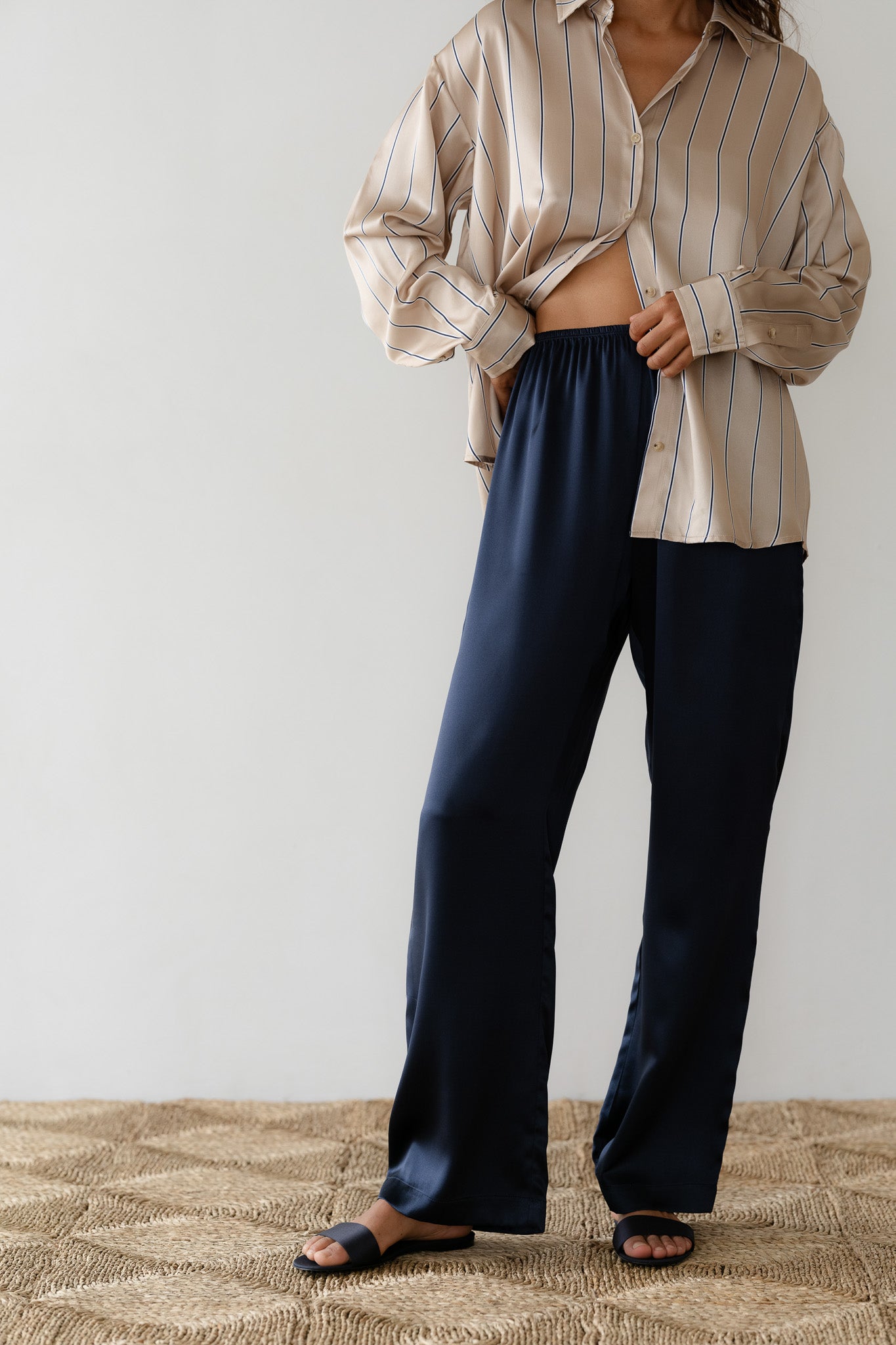 The Silk Simple Pant By Donni