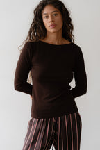 The Baby Rib Boat Neck