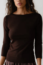 The Baby Rib Boat Neck