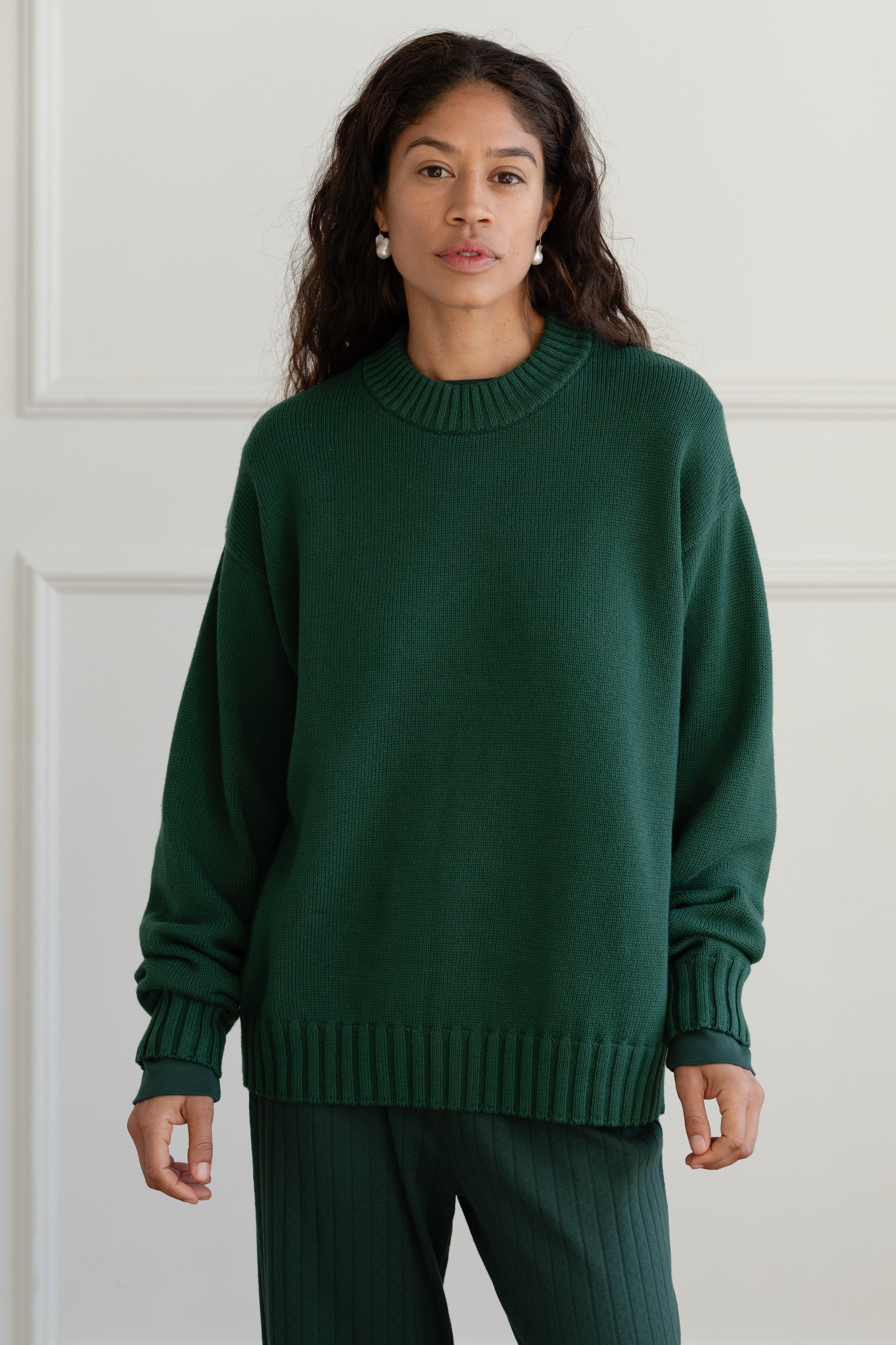 The Cotton Cashmere Crewneck Sweater