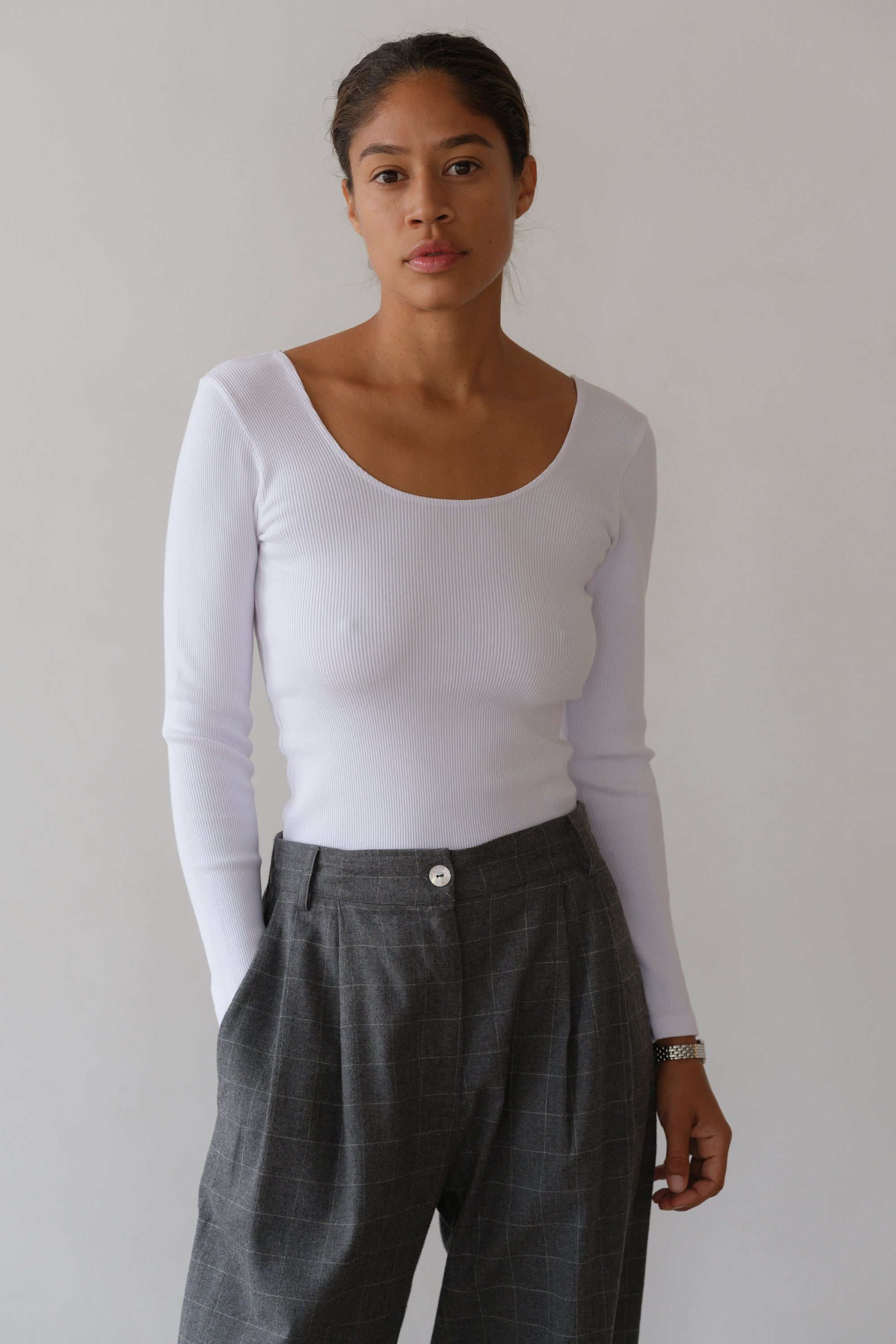 The Rib Scoop Long Sleeve