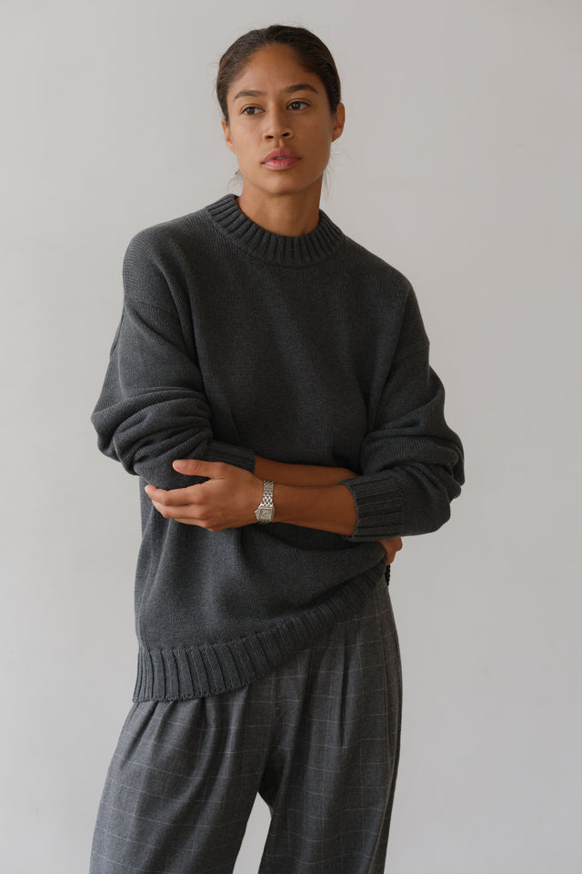 The Cotton Cashmere Crewneck Sweater