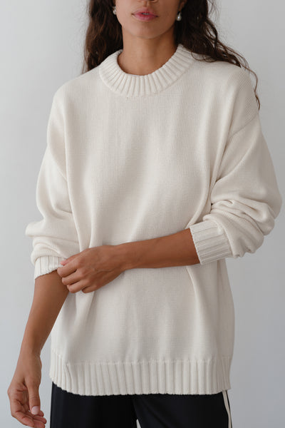 The Cotton Cashmere Crewneck Sweater