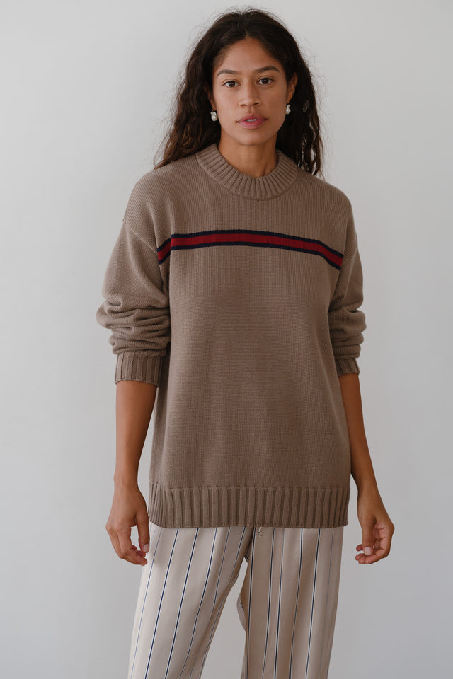 The Cotton Cashmere Stripe Sweater