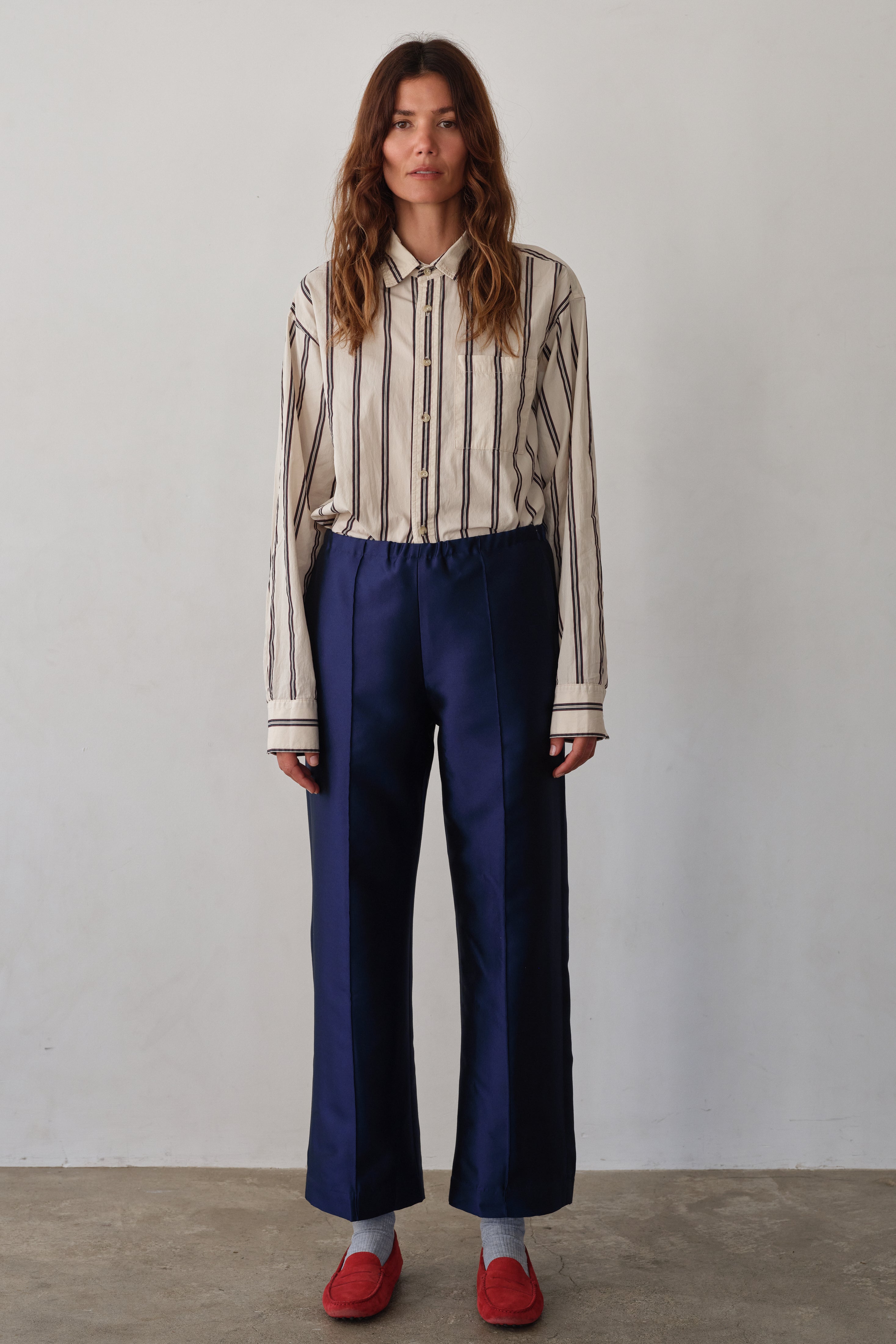 The Satin Cocktail Pant By Donni. The Satin Cocktail Pant By Donni.