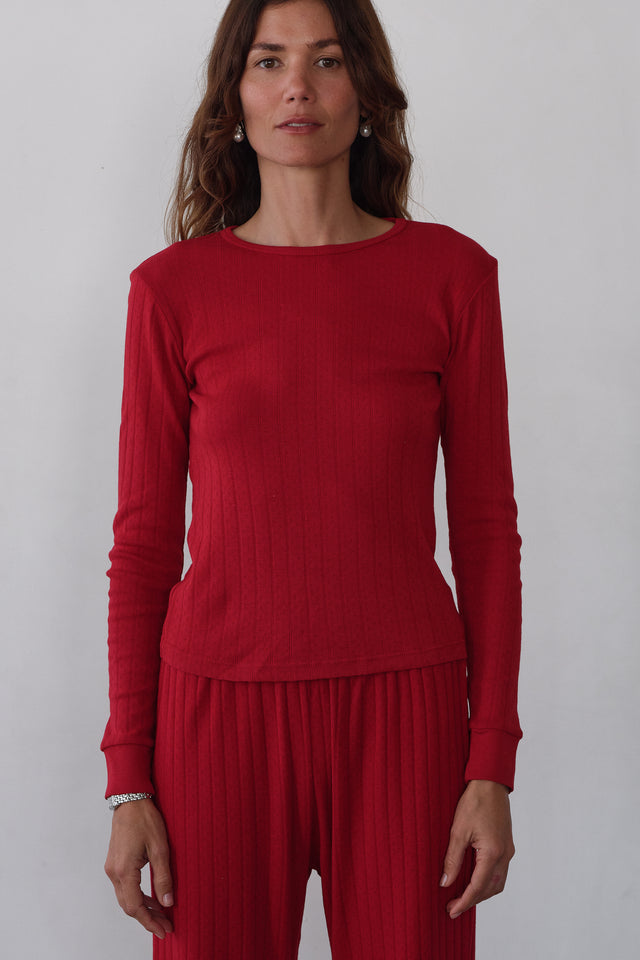The Pointelle Long Sleeve