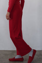 The Pointelle Simple Crop Pant