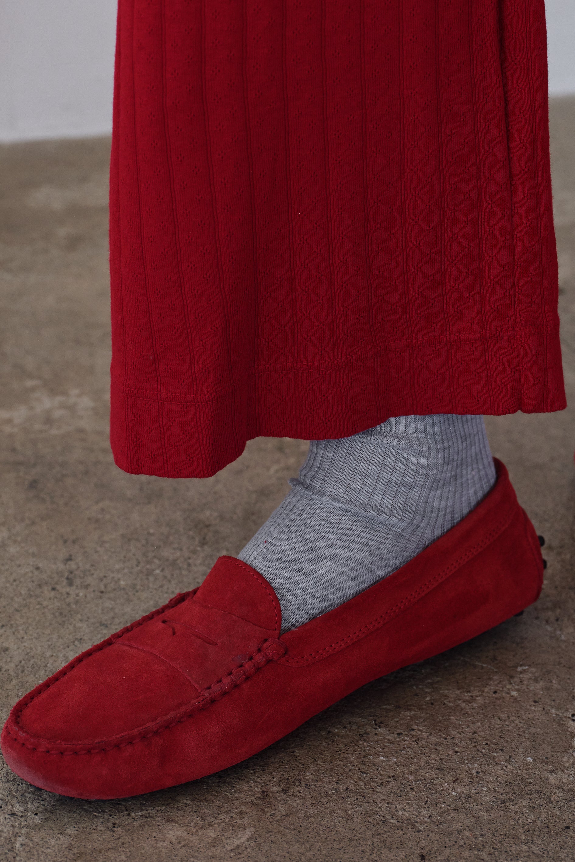 The Pointelle Simple Crop Pant