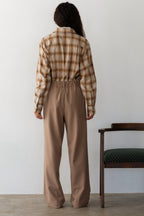 The Flannel Pleated Trouser