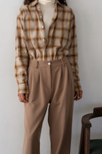 The Flannel Pleated Trouser