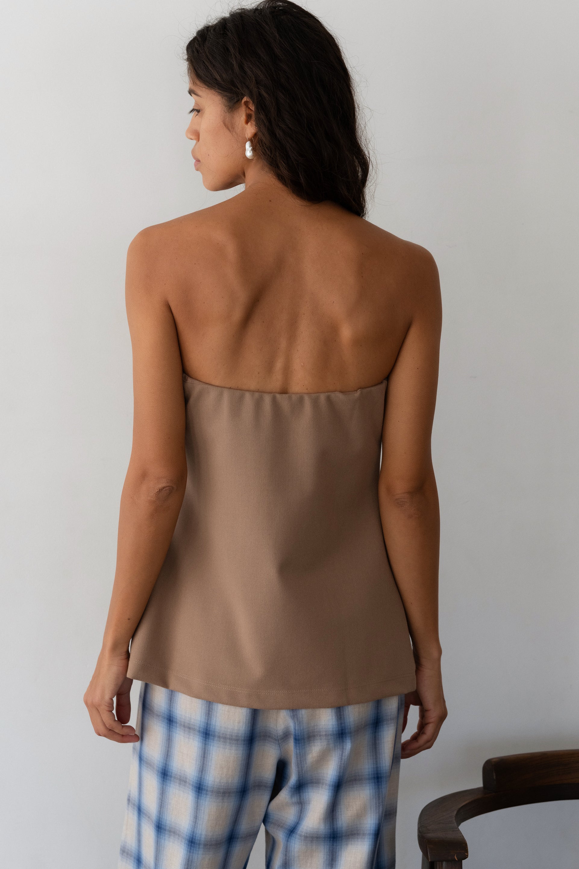 The Flannel Tube Top