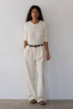 The Flannel Pleated Trouser