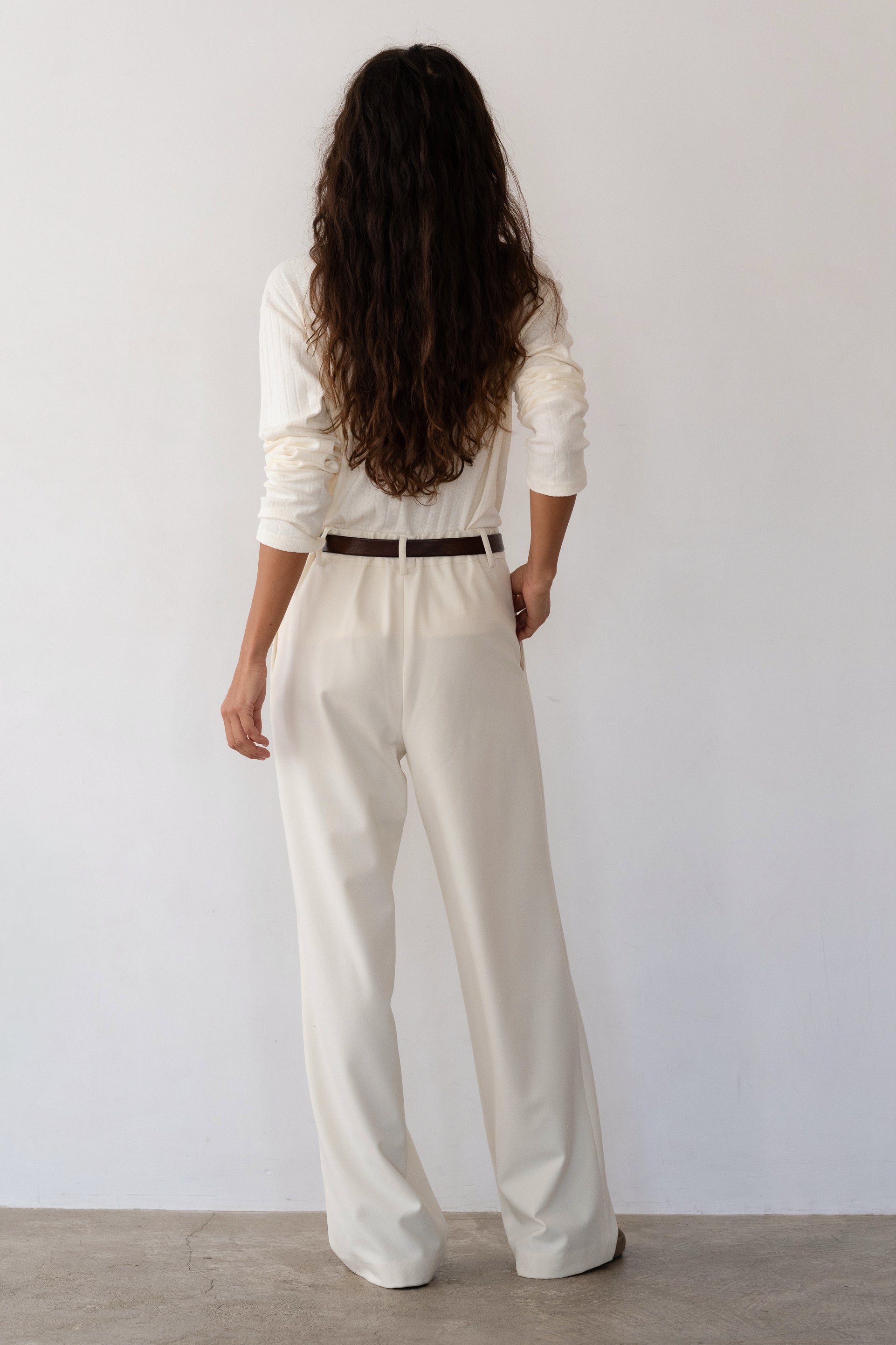 The Flannel Pleated Trouser