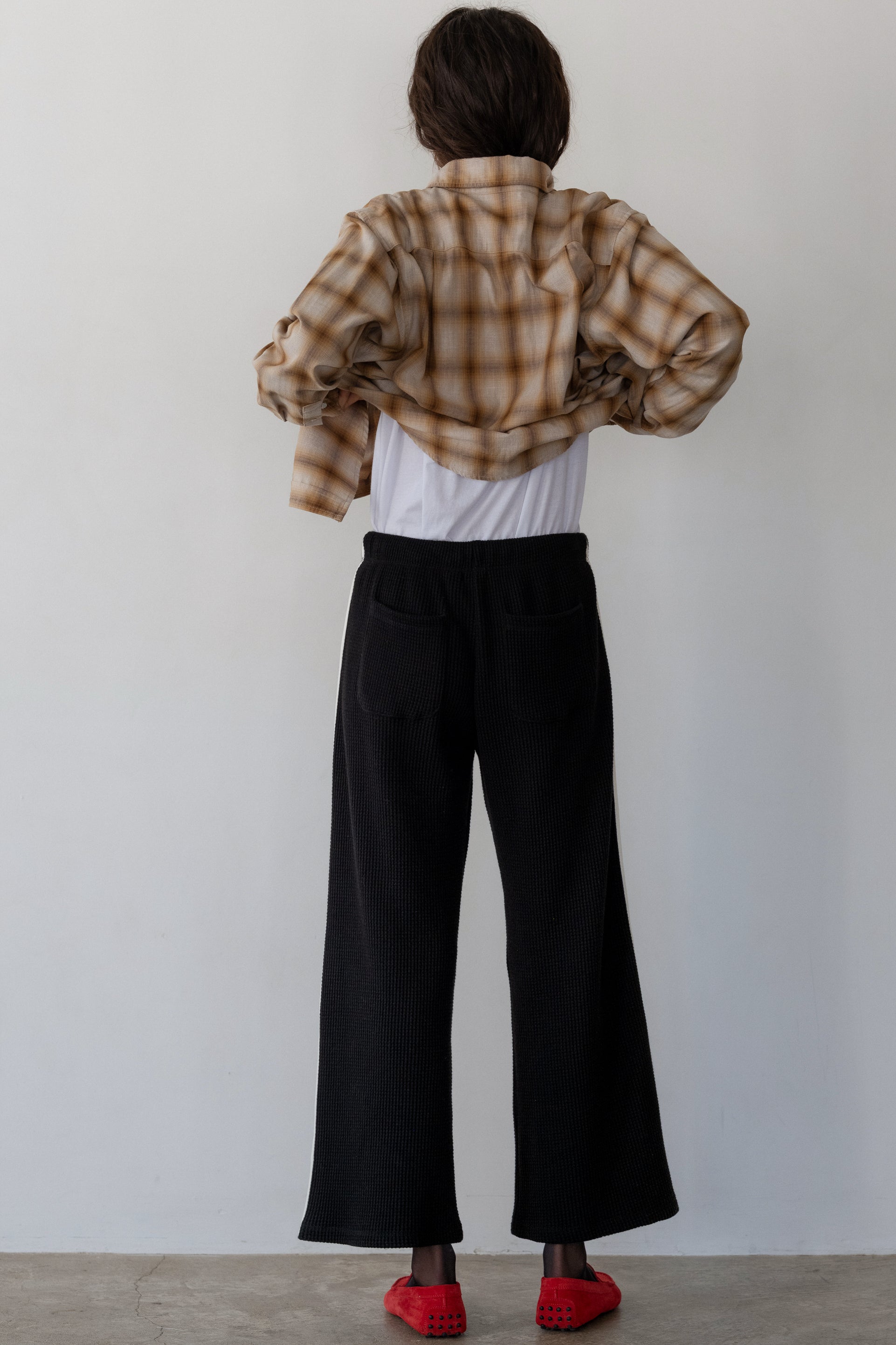 ウェア THE SOUTH TS stripe pants The Thermal Crop Stripe Pant