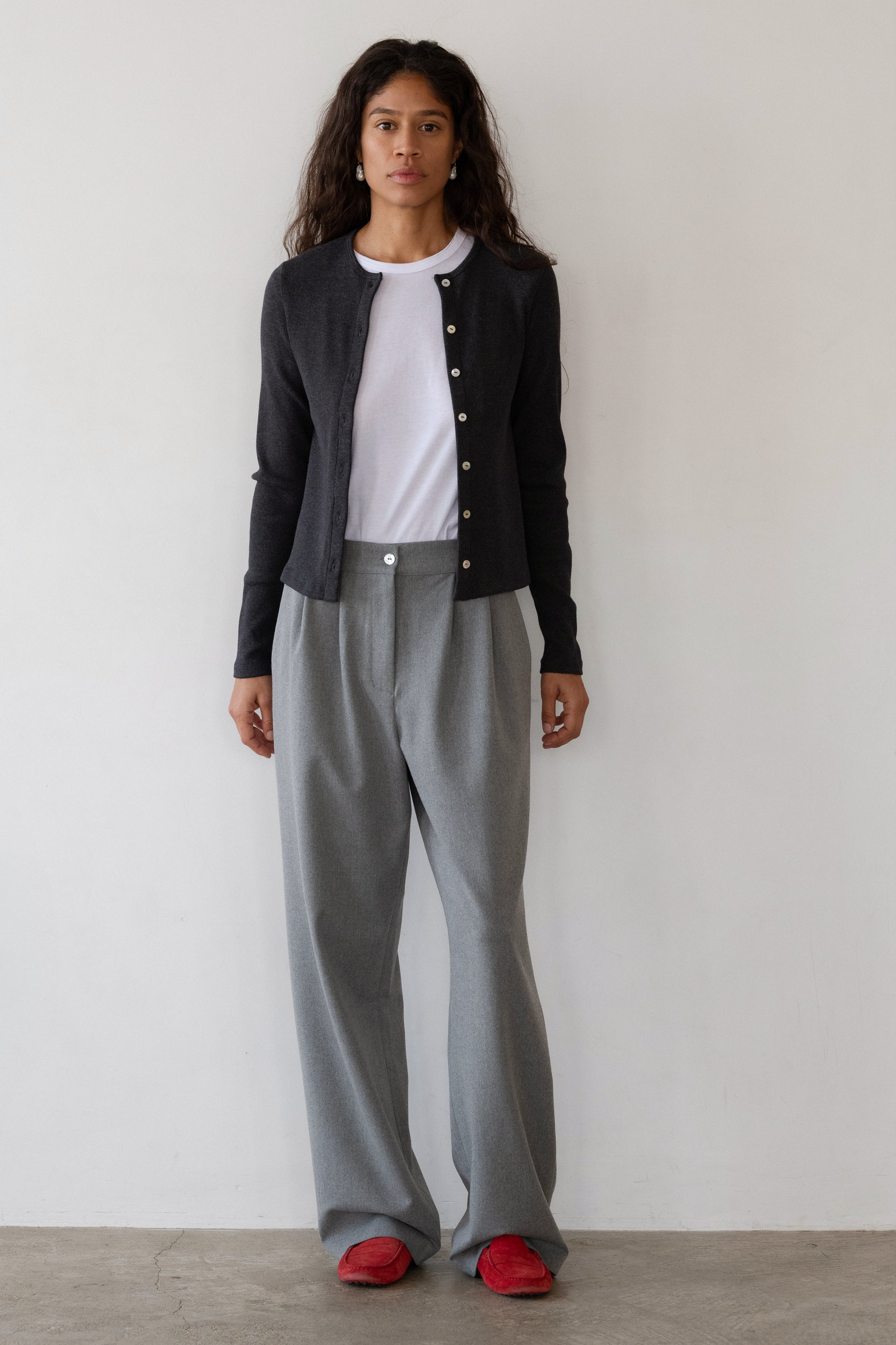 The Flannel Pleated Trouser