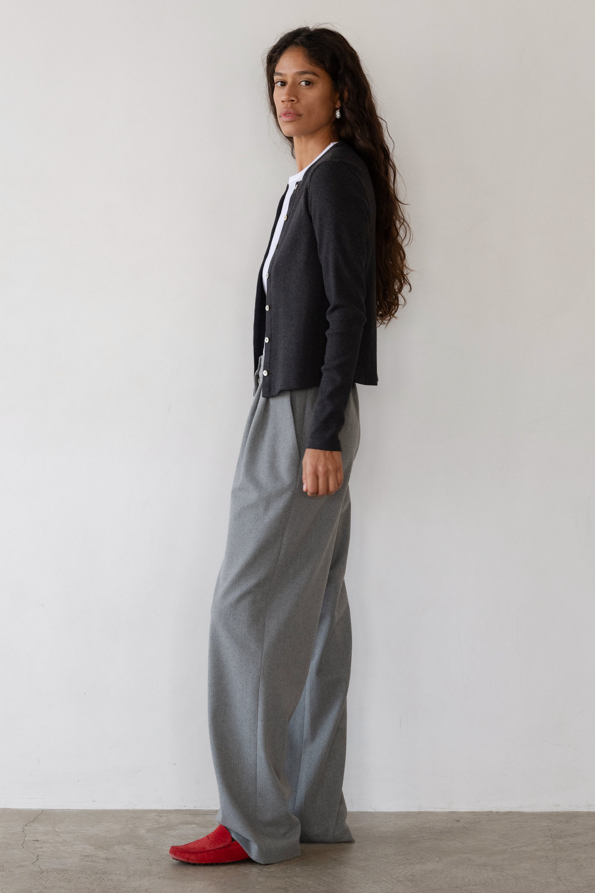 The Flannel Pleated Trouser