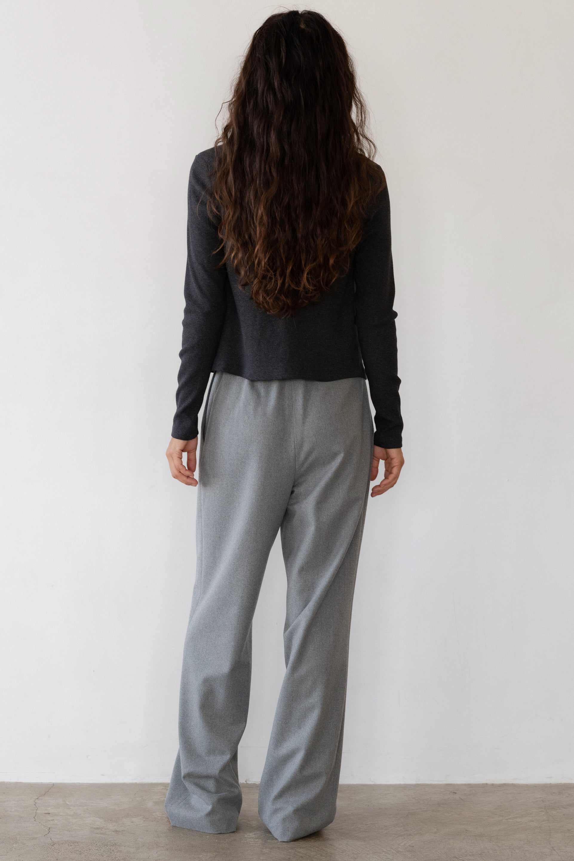 The Flannel Pleated Trouser