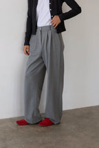 The Flannel Pleated Trouser