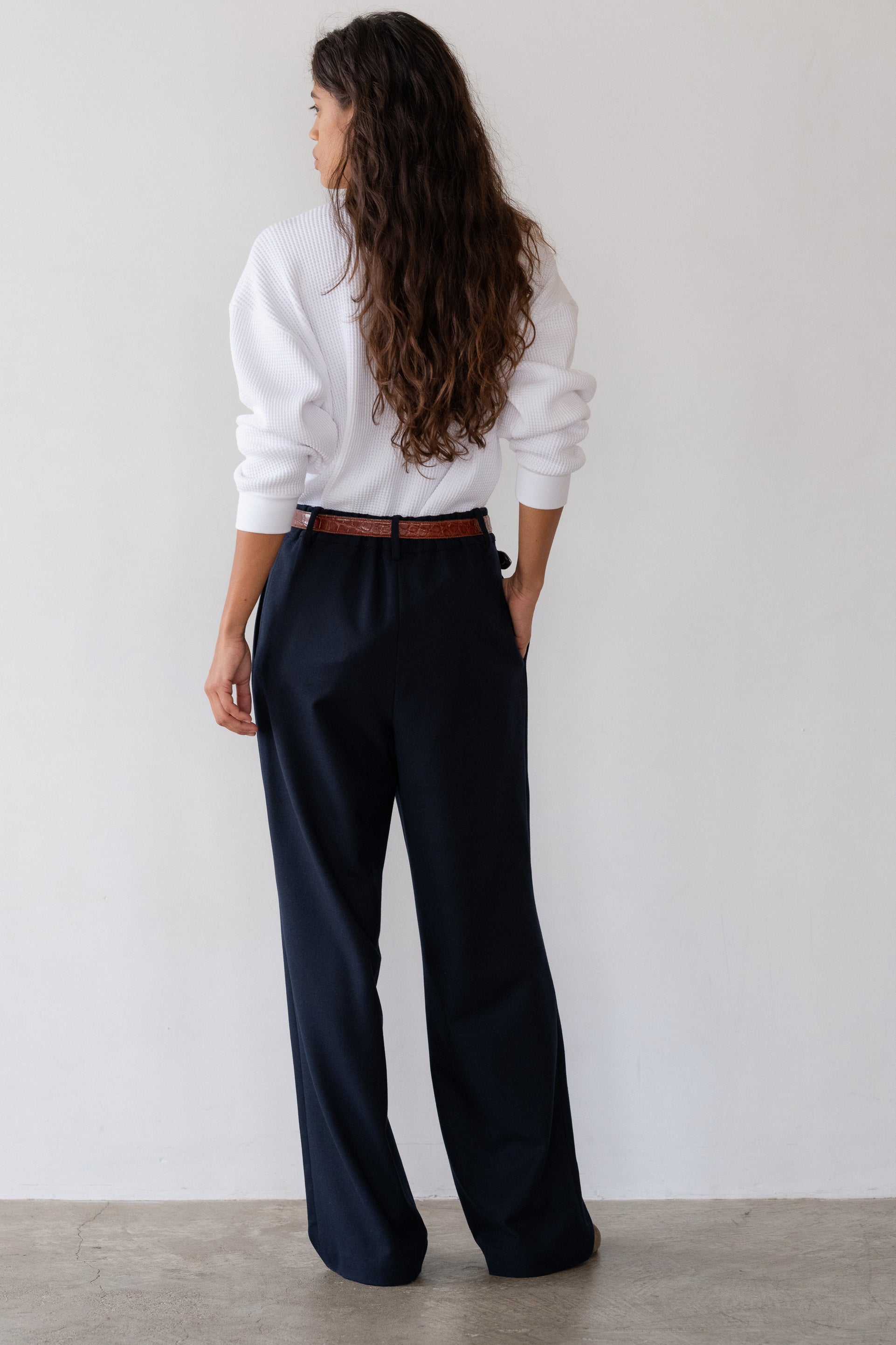 The Flannel Pleated Trouser