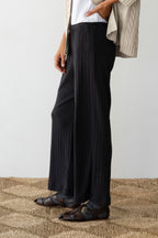 The Pointelle Simple Crop Pant