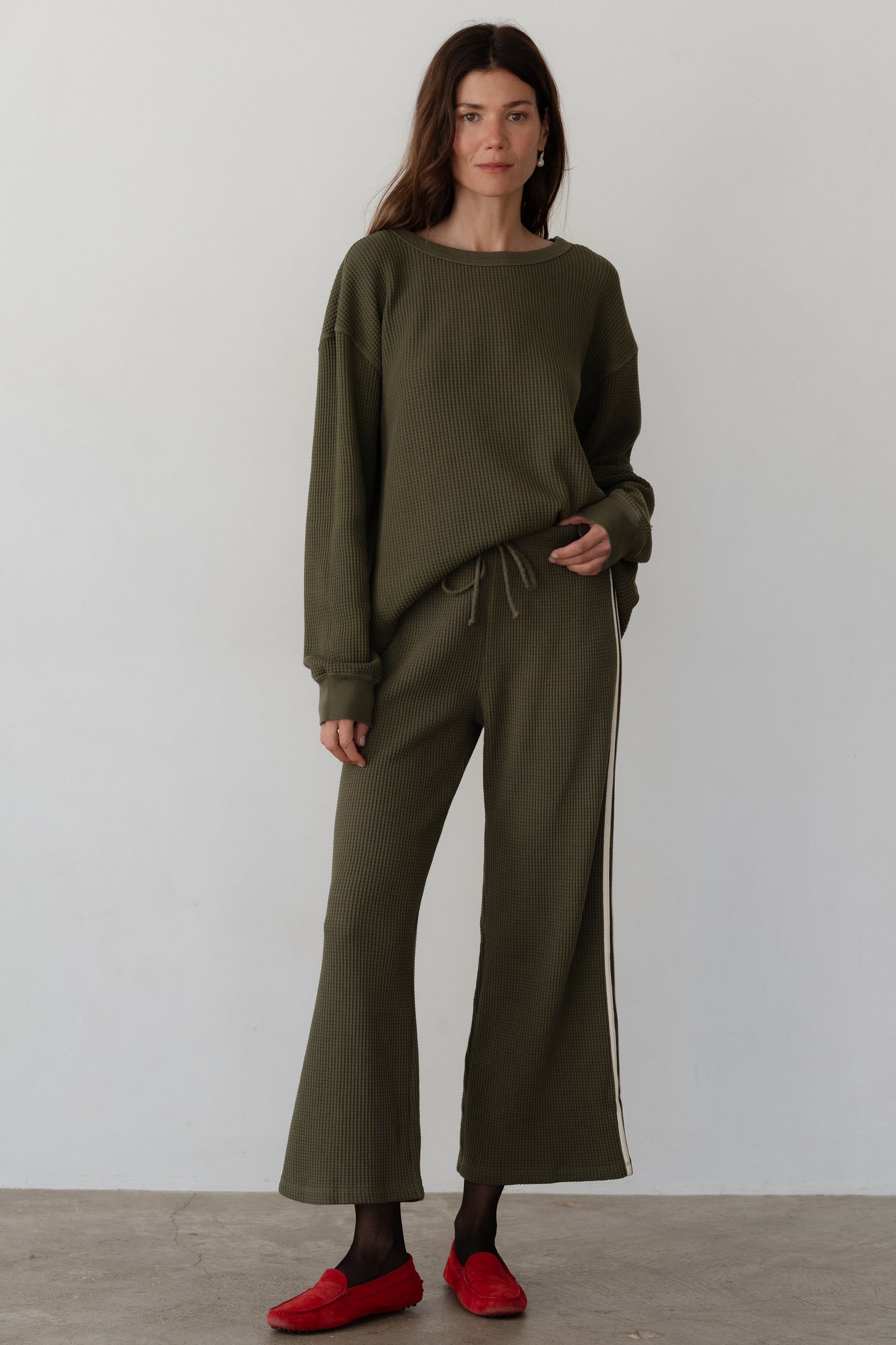 The Thermal Crop Stripe Pant
