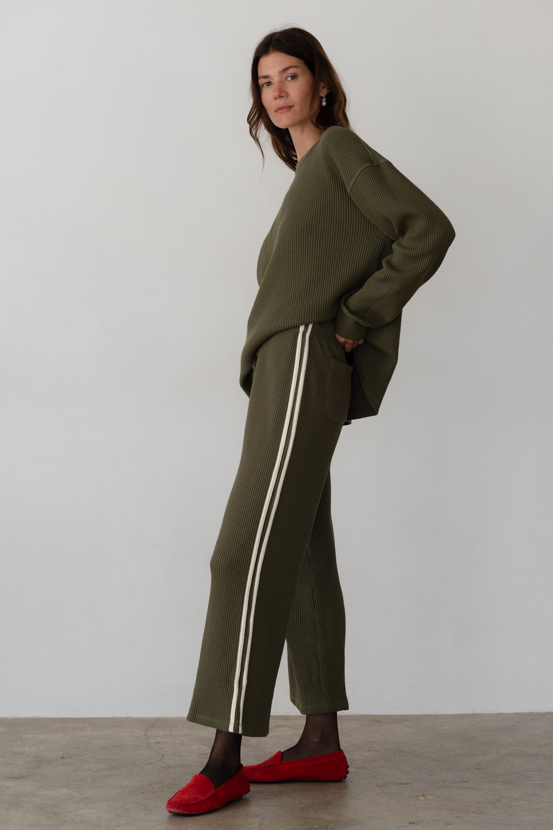 The Thermal Crop Stripe Pant