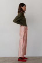 The Silk Taffeta Cargo Pant