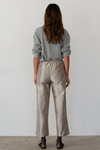 The Silk Taffeta Cargo Pant