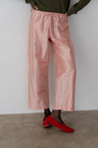 The Silk Taffeta Cargo Pant