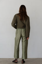 The Silk Taffeta Cargo Pant