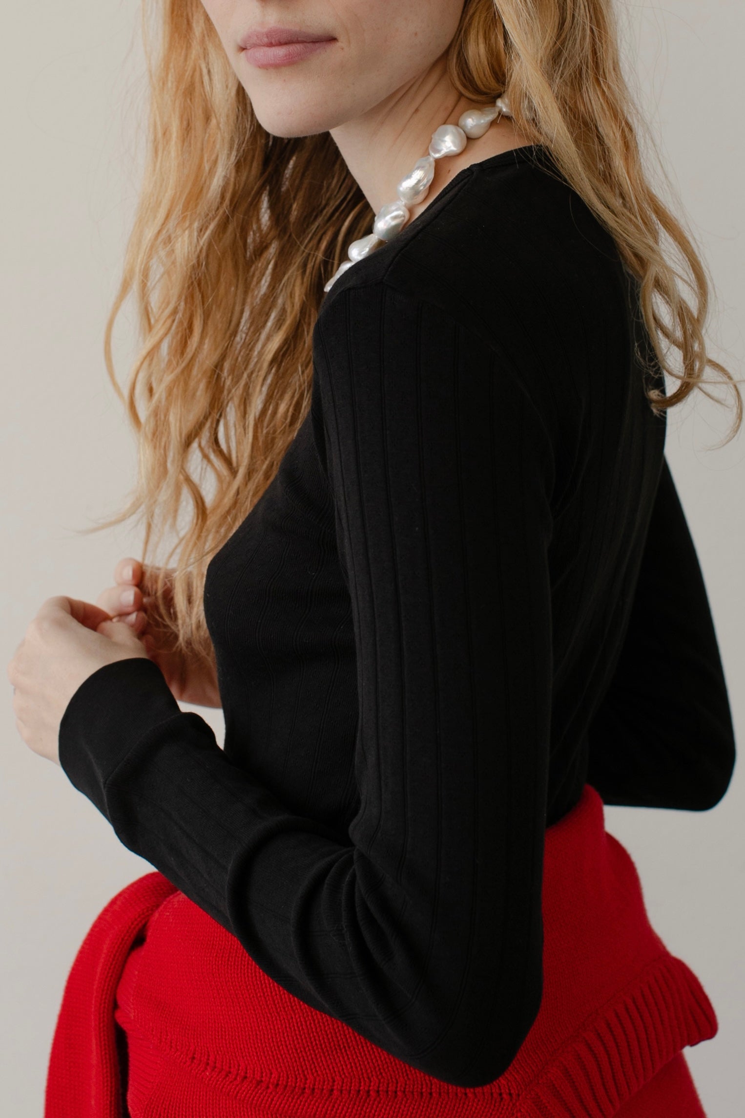 The Pointelle Long Sleeve