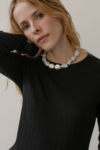 The Pointelle Long Sleeve Tee