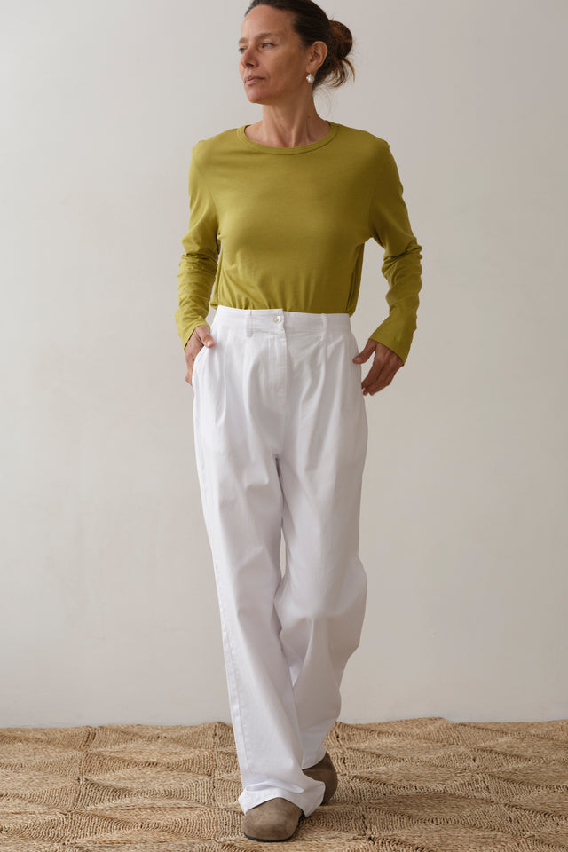 The Chino Pleated Trouser