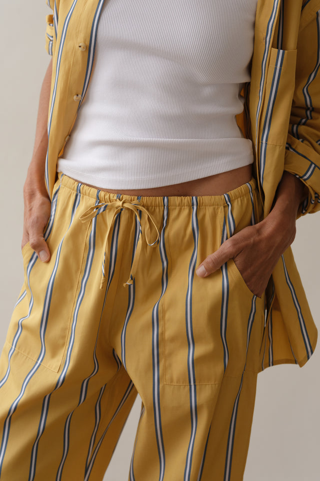 The Pop Stripe Drawstring Pant