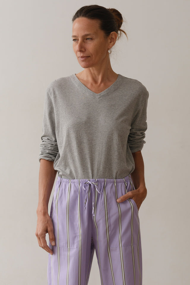 The Jersey V-Neck Long Sleeve